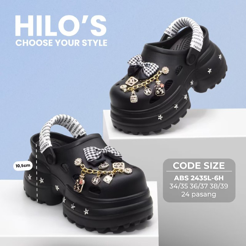 Sandal Baim Cantik Tali Belakang Tinggi 10,5cm